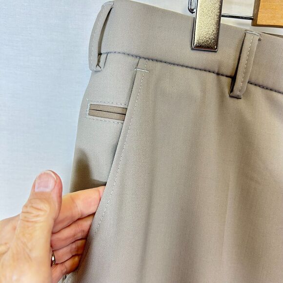 Meyer Bonn Tan Performance Modern Fit Luxury European Chino Pants Size 40 X 33 - Picture 5 of 16